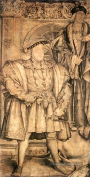  Holbein Tableaux - Henri VIII et Henri VII Renaissance Hans Holbein le Jeune
